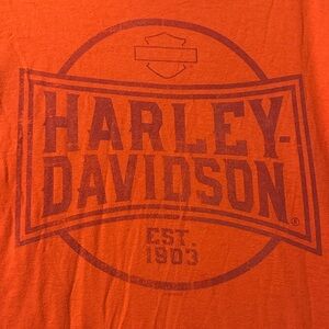 Harley-Davidson Classic Est. 1903 Orange Logo Tee